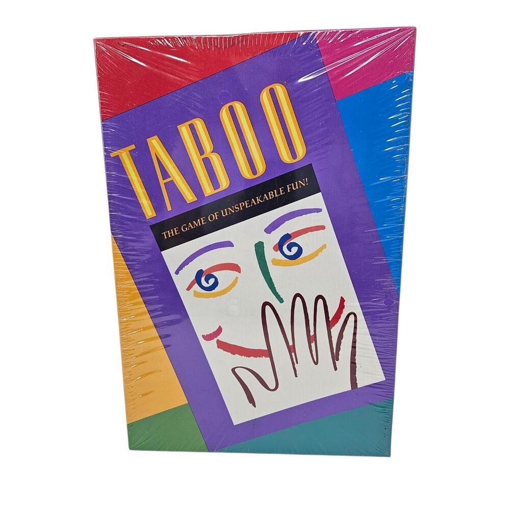 Deadstock Sealed Taboo 1989 Board Game Party 4+ Players Milton Bradley